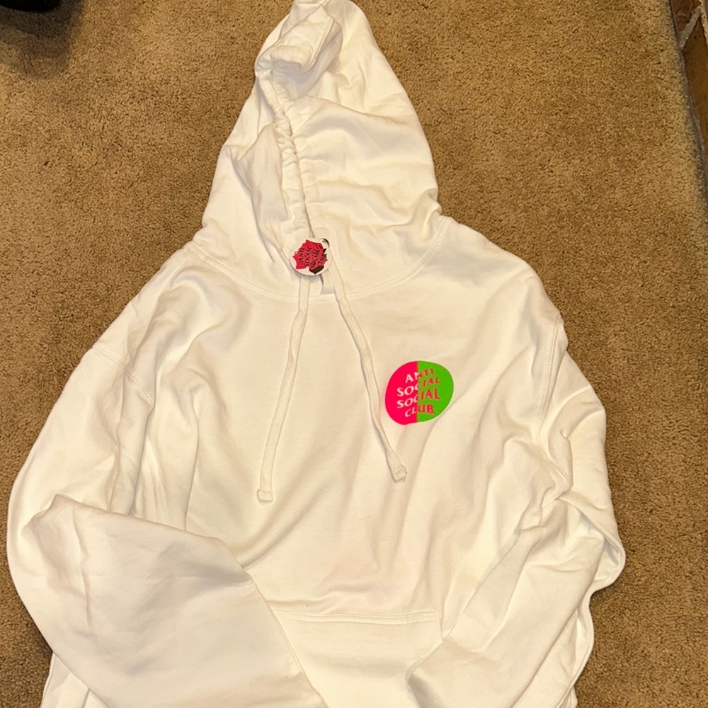 Anti Social Social Club White Hoodie